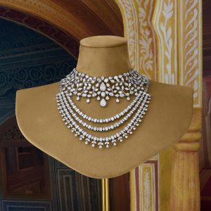 Manubhai jewellers - Diamond choker