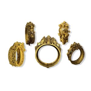 The Temple Bangle Collection - temple jewellery