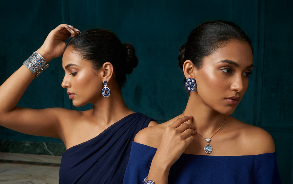 No More Monday Blues Just Bold Blue Jewellery Taking Over Your Style Right Now