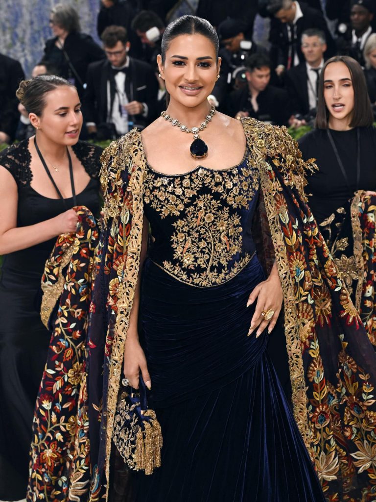 Sudha Reddy Met Gala 2026 high jewellery look with 550 carats gemstones