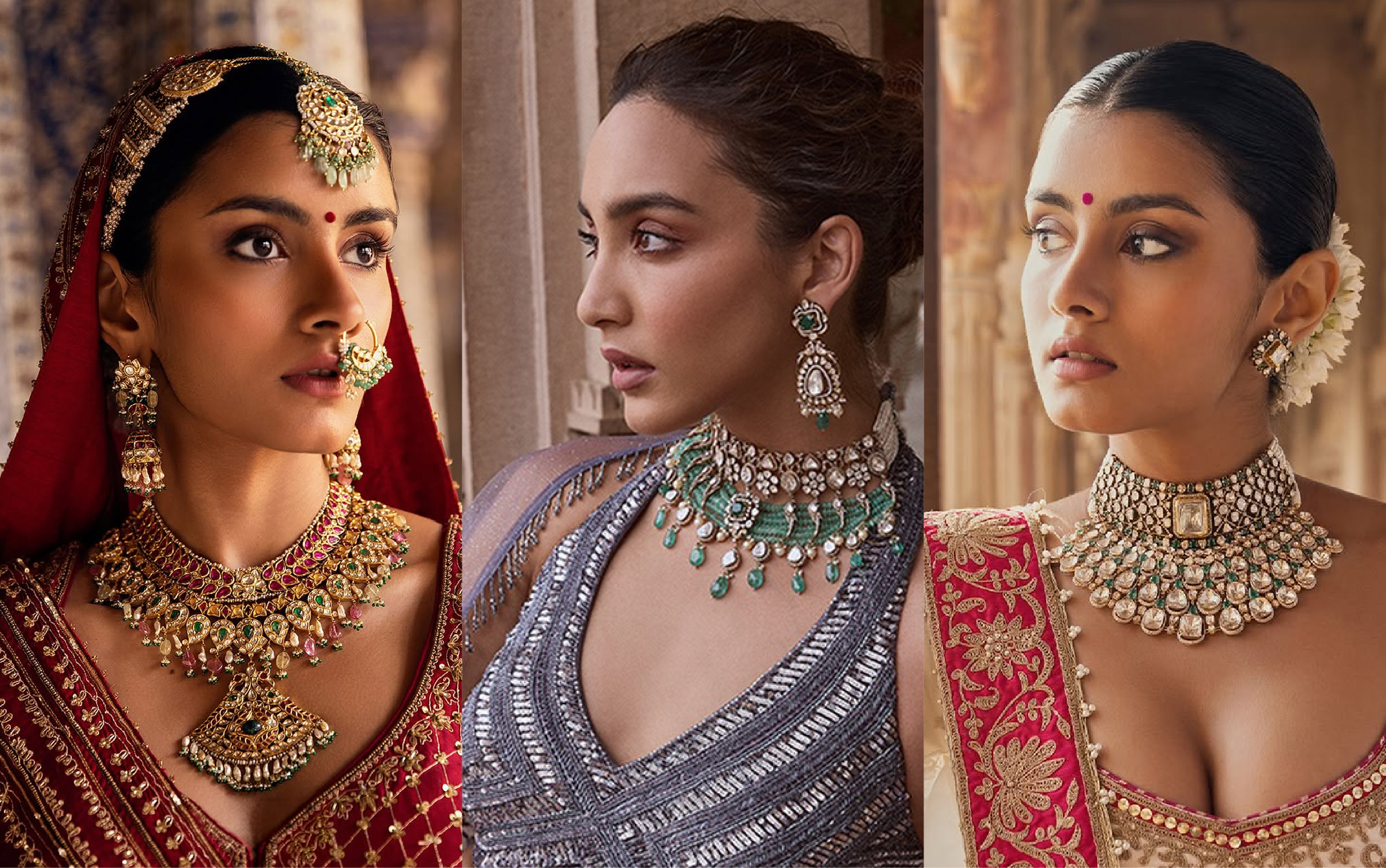 Discover bridal jewellery inspiration for every wedding function with Kalavarni Jewels.